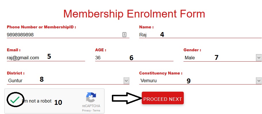 Janasena Membership, Register online Janasena Party, జనసేన పార్టీ సభ్యత్వం నమోదు 1