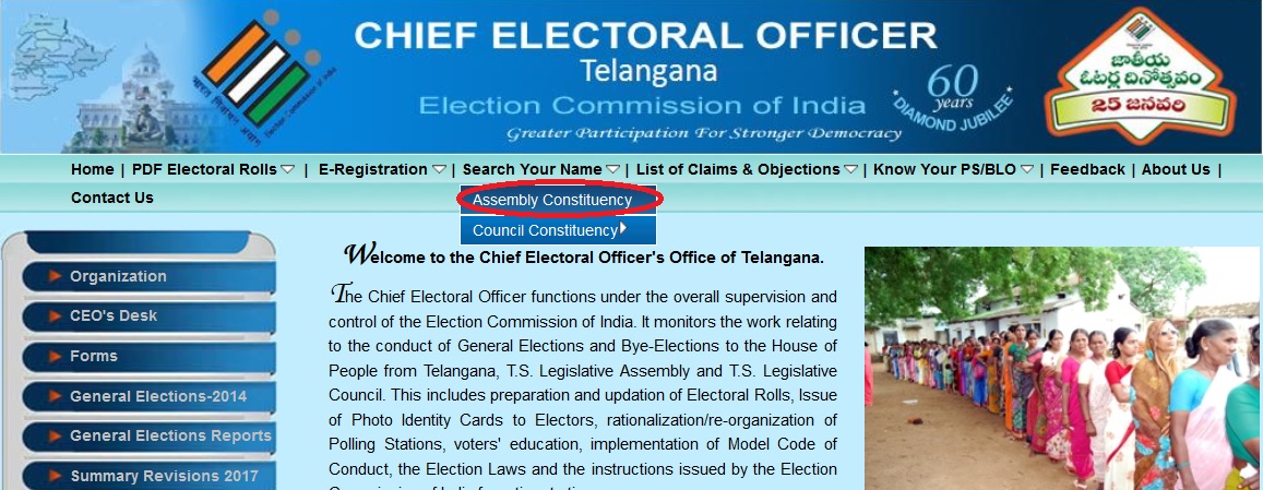 ceotelangana.nic.in Search Your Name in Electoral Roll / Voter List ...